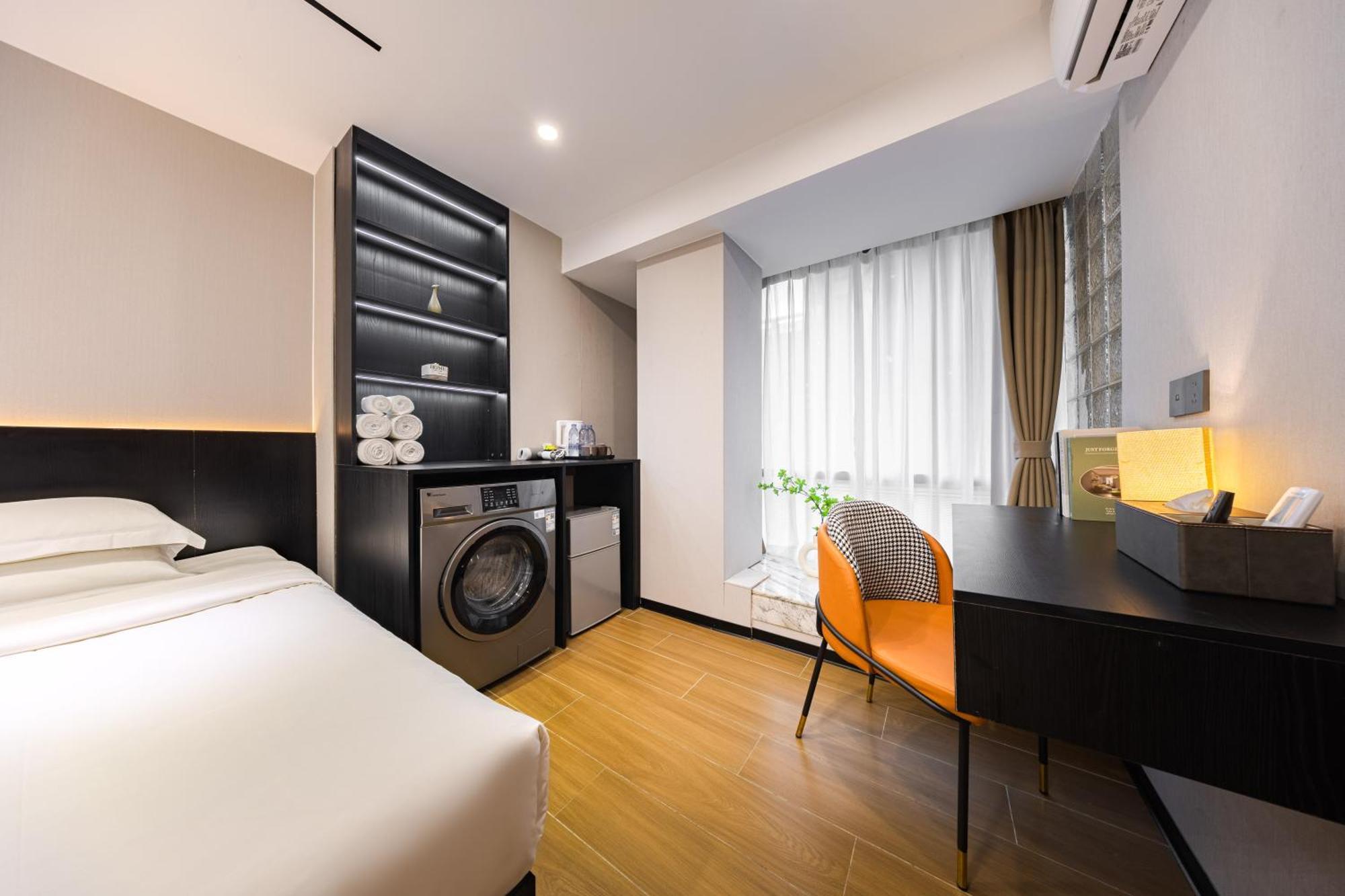 Yu Manju High-Floor Huge-Screen Audiovisual Hotel-Guangzhou Tower Zhujiang New Town Sports West Road Branch المظهر الخارجي الصورة