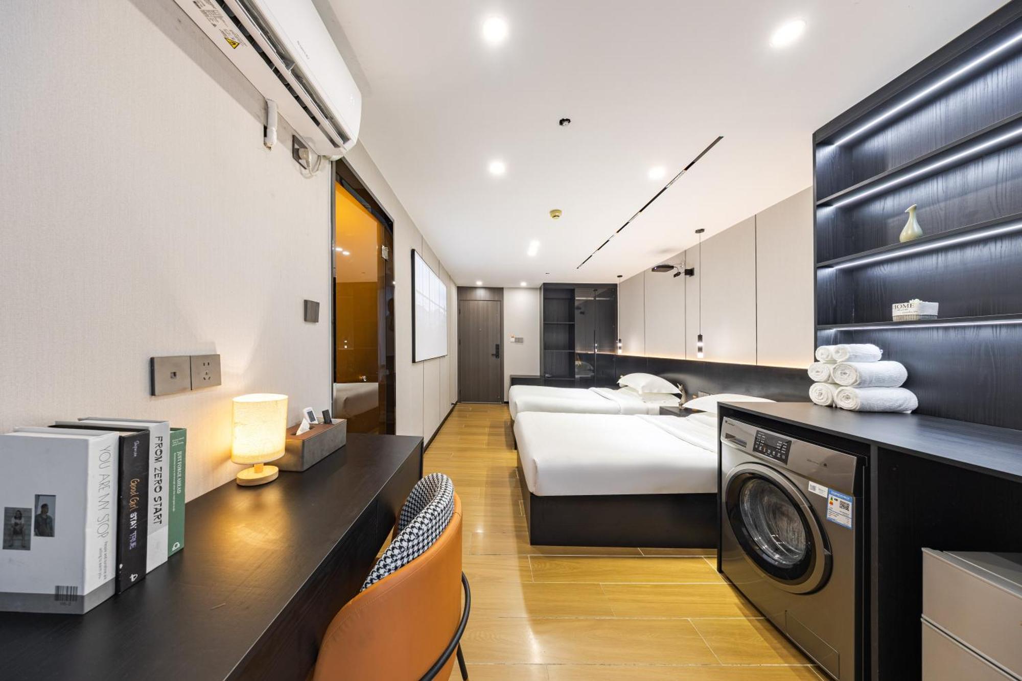 Yu Manju High-Floor Huge-Screen Audiovisual Hotel-Guangzhou Tower Zhujiang New Town Sports West Road Branch المظهر الخارجي الصورة
