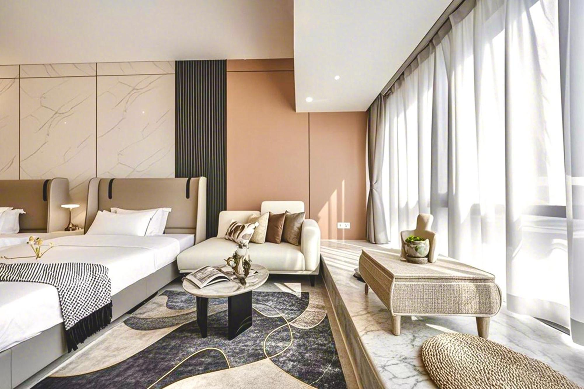Yu Manju High-Floor Huge-Screen Audiovisual Hotel-Guangzhou Tower Zhujiang New Town Sports West Road Branch المظهر الخارجي الصورة