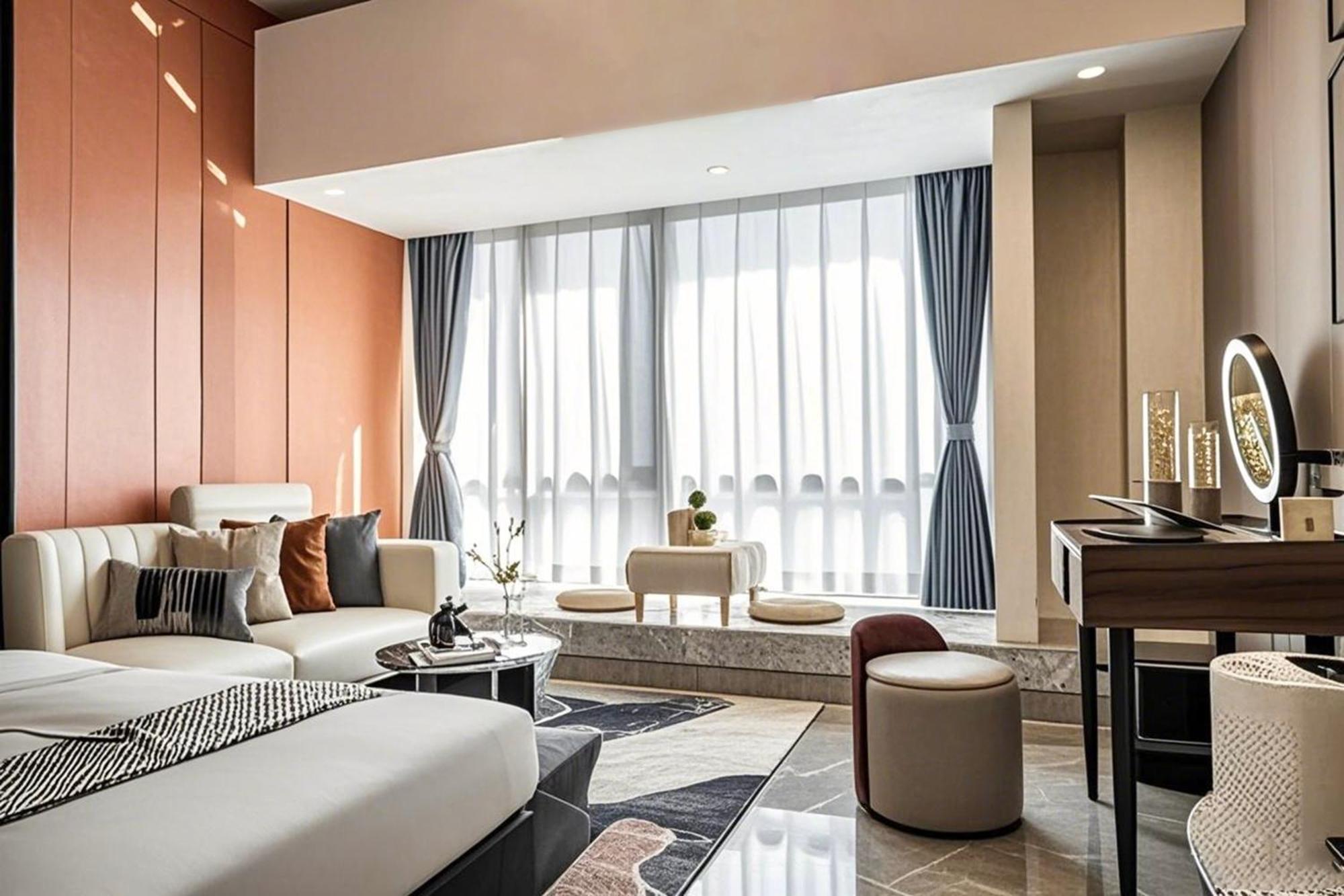 Yu Manju High-Floor Huge-Screen Audiovisual Hotel-Guangzhou Tower Zhujiang New Town Sports West Road Branch المظهر الخارجي الصورة